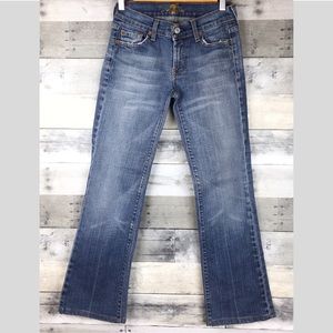 7 For All Mankind Bootcut Jean Slight Flare Crease